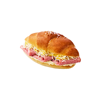 햄치즈 소금빵 (Ham and Cheese Salted Bread)