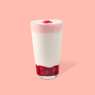  베리 크림 라떼  (Creamy Strawberry Latte)