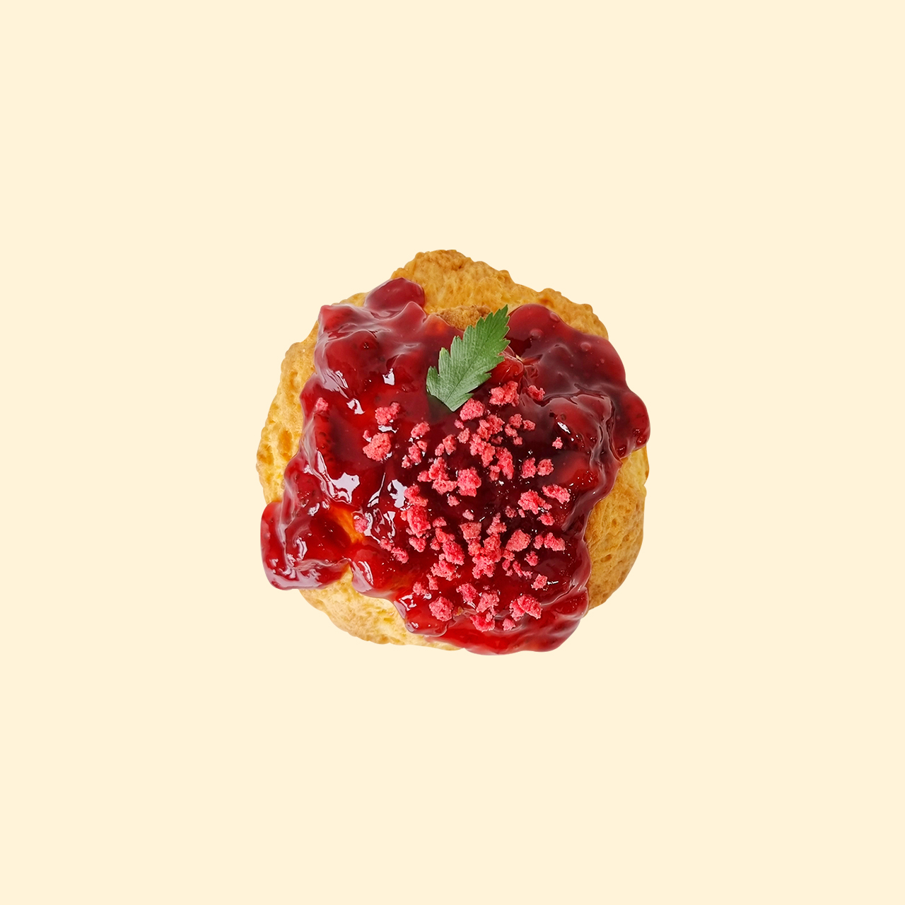스트로베리 스콘 (Strawberry scone)